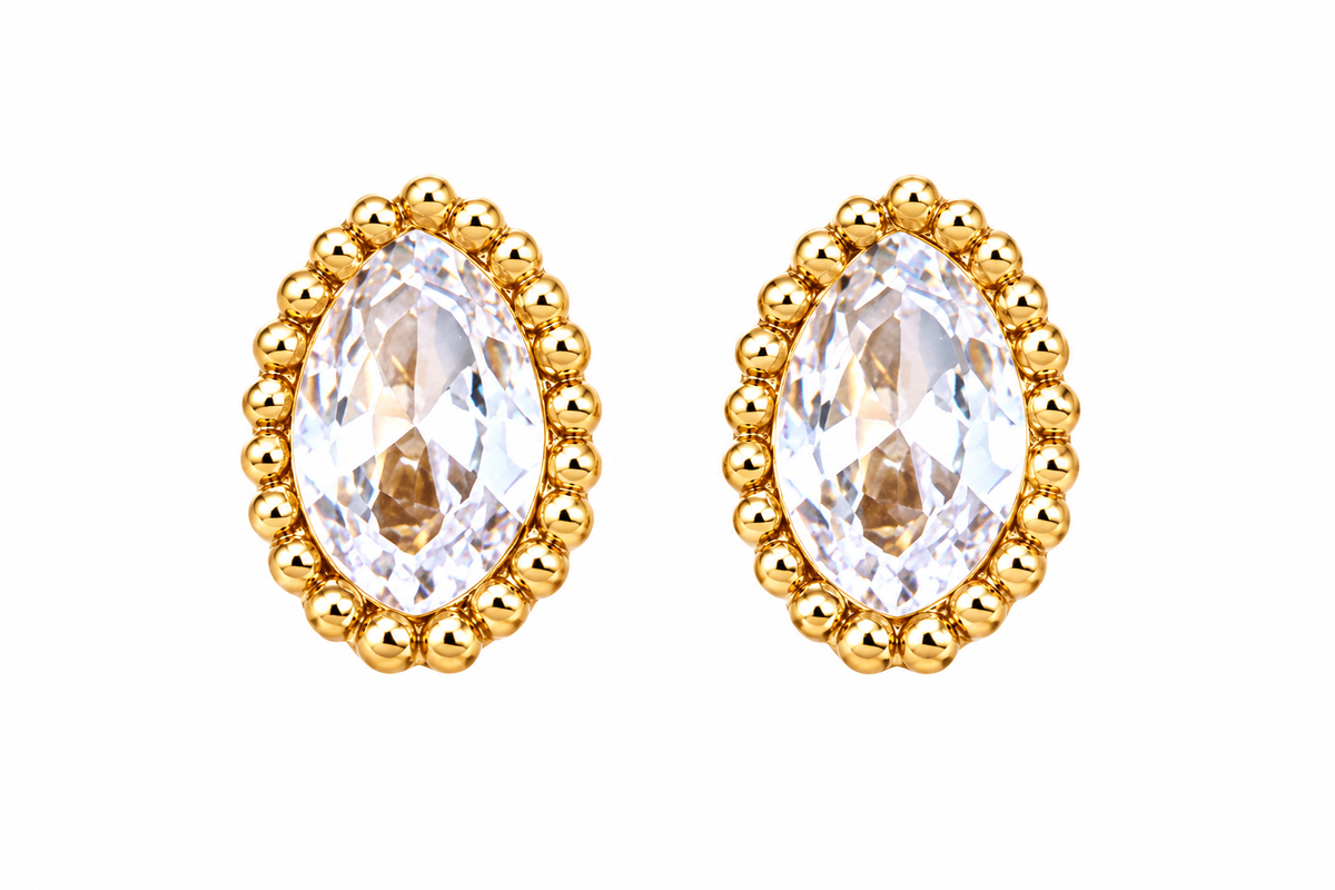 Amber earrings